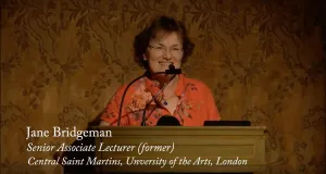 video still of Jane Bridgeman giving lecture at The Frick Collection