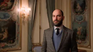 video still of Xavier Salomon in the Boucher Room