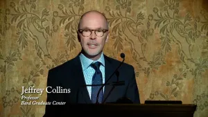 Link to video of Jeffrey Collins lecture