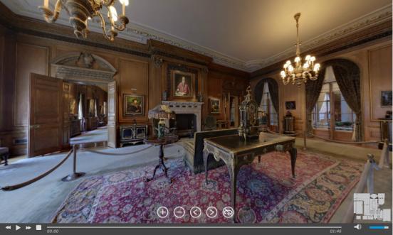 Screenshot of virtual tour of The Frick Collection